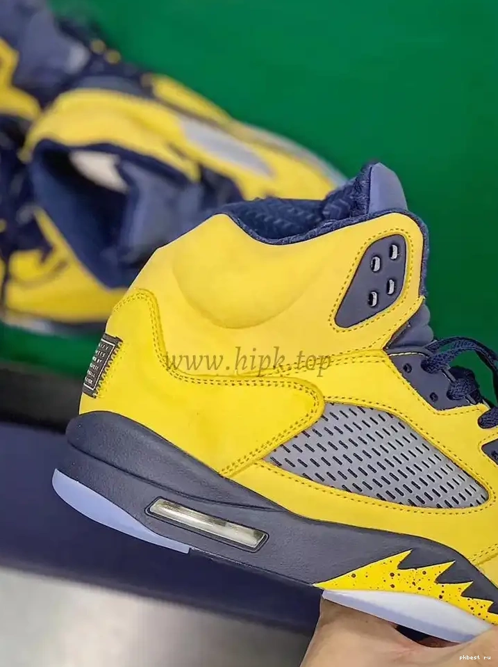 to V Amarillo Air Jordan ship SP GOD Inspire materials Navy 5 Retro Michigan retail PK ready 0610